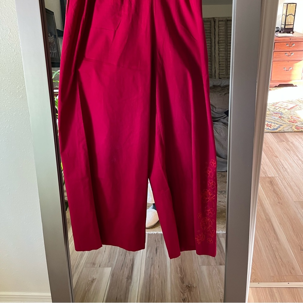 Gudrun Sjoden pull on wide leg pants.